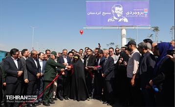 آیین افتتاح فاز اول ساخت بزرگراه سردار شهید محمد بروجردی 2