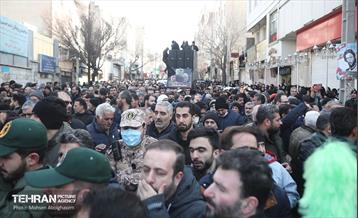 تشییع پیکر شهید مدافع حرم سعید علیدادی 4