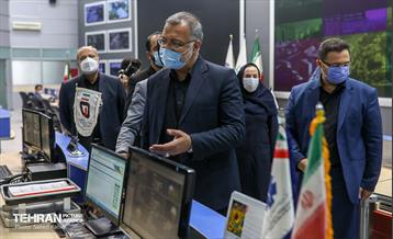 حضور شهردار تهران در مرکز کنترل ترافیک شهرداری تهران 33