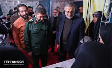 بازدید شهردار تهران از چهارمین رویداد سراسری تولید محتوای دیجیتال بسیج 12