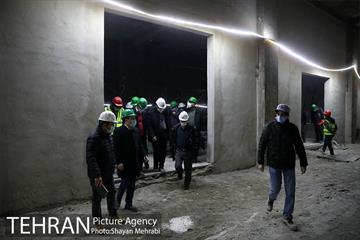 بازدید مهندس امام از پروژه پایانه زیرزمینی خط 4 مترو تهران 35