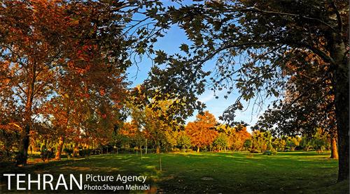 طبیعت پاییزی بوستان لاله 1