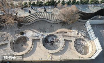 اینجا کارگاهه؛ محوطه سازی حریم تئاتر شهر 50