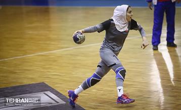 تمرین تیم ملی هندبال زنان ایران 6