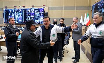 بازدید معاون خدمات شهری از سایت‌های برف‌روبی شهرداری تهران 33