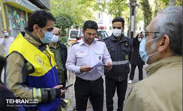 مانور انتشار مواد شیمیایی در منطقه۷