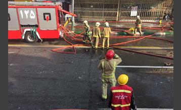 ساختمان پلاسکو در آتش 16