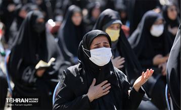 عزاداری شهادت امام صادق (ع) در میدان صادقیه 6