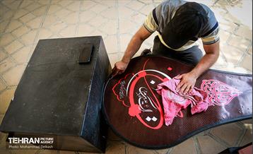 کارگاه ساخت علامت های عاشورایی