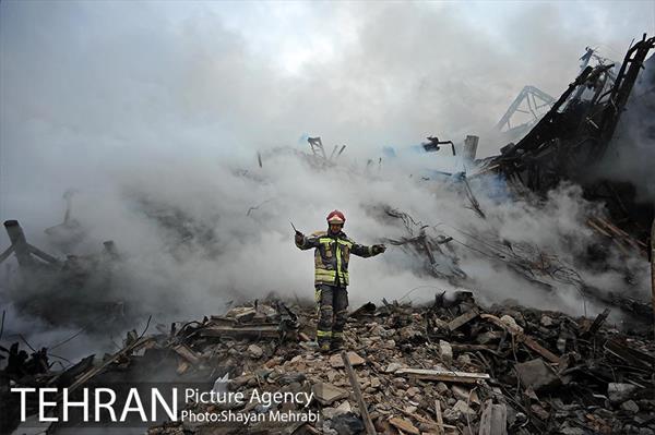 سومین روز عملیات امداد ونجات حادثه پلاسکو -5 1