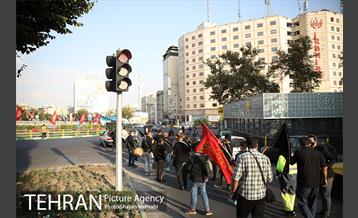 دسته عزاداری دمام زنی در بلوار کشاورز 9