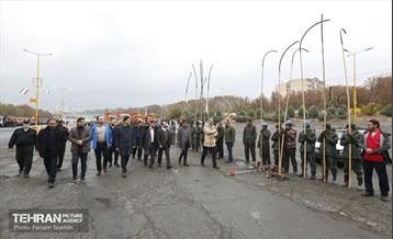 مانور برف روبی شهرداری منطقه 5