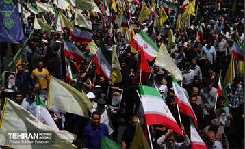 راهپیمایی مردمی علیه تهاجم رژیم صهیونیستی به ایران 23