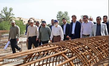 بازدید رئیس شورای شهر تهران از کلان‌پروژه بزرگراه یادگار امام(ره) 11