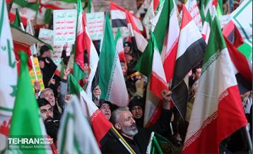 اجتماع مردم غیور تهران در قدردانی از همراهی جبهه مقاومت یمن 25