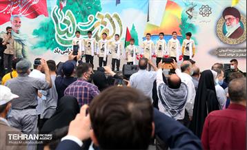 پردیس های فرهنگی شهرداری تهران در مسیر راهپیمایی روز قدس 9