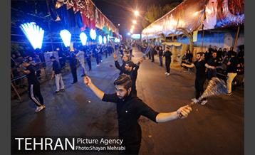 شور حسینی در خیابان گرگان 37