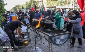 مراسم پیاده روی جاماندگان اربعین حسینی در تهران 15