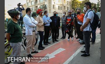 افتتاح مسیر ویژه دوچرخه بوستان گفتگو 8