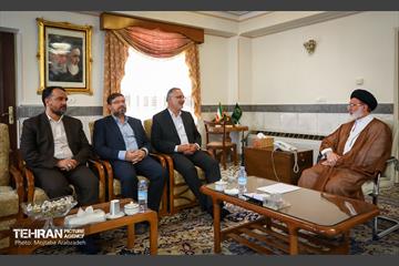 دیدار شهردار تهران با تولیت حرم حضرت عبدالعظیم حسنی(ع) 8