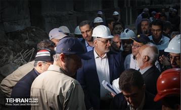 بازدید زاکانی از ایستگاه‌های جنوبی خط ۶ مترو 27