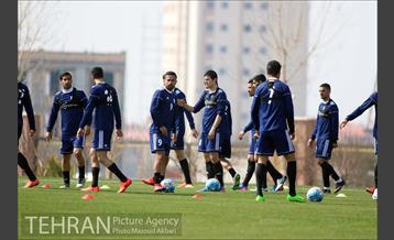 تمرین تیم ملی فوتبال ایران