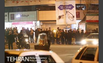 نور افشانی در میدان انقلاب بمناسبت 22 بهمن 8