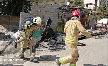 مانور ریزش آوار ساختمان 4