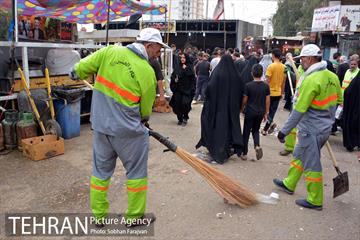 خدمت رسانی شهرداری تهران در شهر کربلا 10