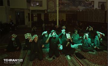 مراسم احیا شب ۲۳ ماه رمضان و تشییع شهید گمنام در حسینیه یرکی های مقیم تهران 6