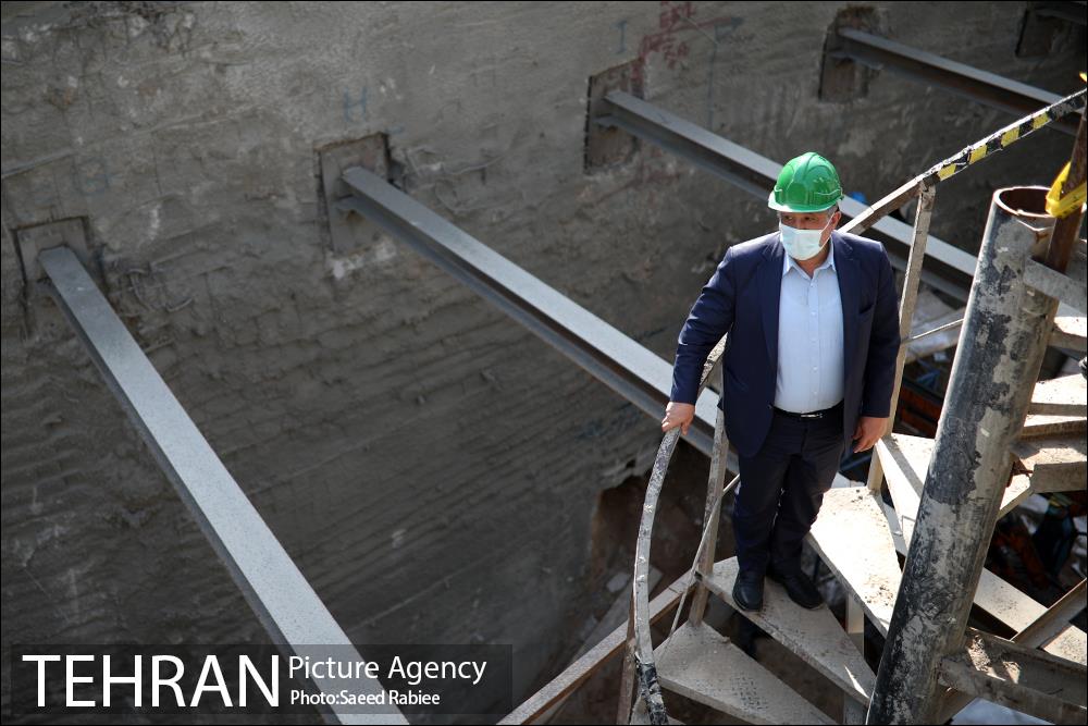 بازدید رئیس شورای شهر از زیرگذر چهارراه گلوبندک 20