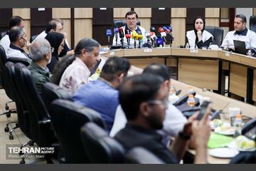نشست خبری رئیس سازمان پیشگیری و مدیریت بحران شهر تهران 8
