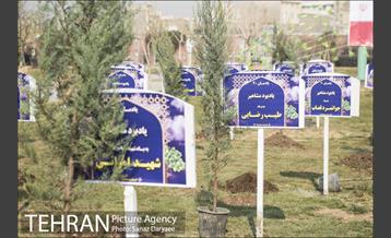 مراسم کاشت نهال به نام و یاد مشاهیر شهرری‎ 21