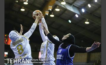 دیدار بسکتبال زنان  مهرام و گروه بهمن تهران 7