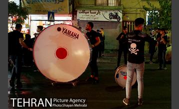 عزاداری شب پنجم ماه محرم در محله گرگان 17