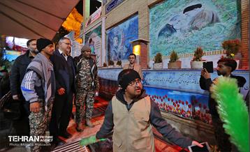 حضور شهردار تهران در گلزار شهدای کرمان 21