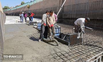 ترمیم و مرمت کانال سرخه حصار در شرق تهران 13