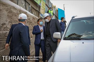 ورود ماشین حفار تونل به ایستگاه میدان حضرت عبدالعظیم الحسنی(ع) در خط 6 مترو 3
