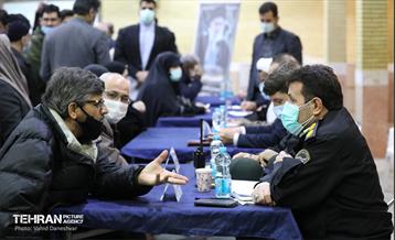 میز خدمت در مسجد جامع ابوذر منطقه ۱۷