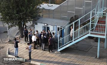 بازدید مدیرکل حوزه شهردار تهران از پروژه پل‌های مکانیزه عابرپیاده 26