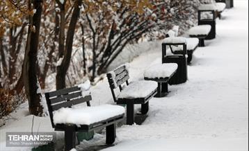 تهران برفی از نمای برج میلاد 10