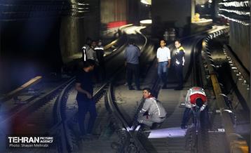 تست گرم بخش شمالی خط ۶ مترو تهران 11