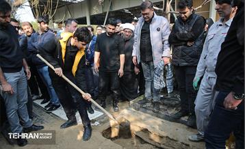 تشییع پیکر خبرنگار فقید مهدی علیرضایی (1) 2