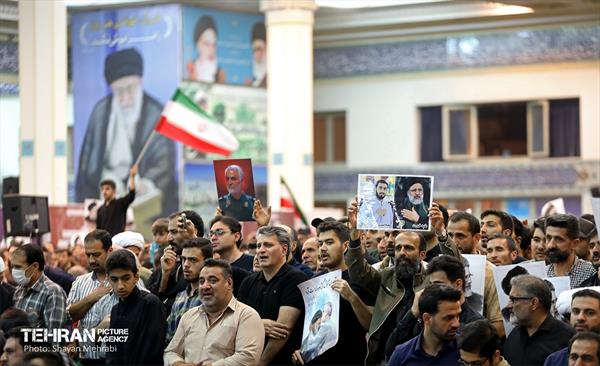 مراسم وداع با پیکر شهیدان خدمت - ۱ 50