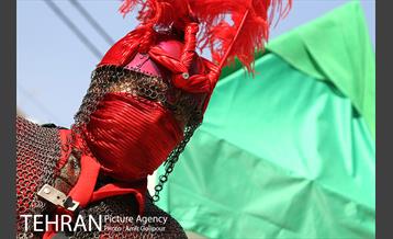 مراسم آتش زدن خیمه ها در ظهر عاشورا‎ 22