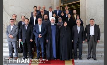 دیدار دکتر نجفی و اعضای شورای شهر تهران با رئیس جمهور 20