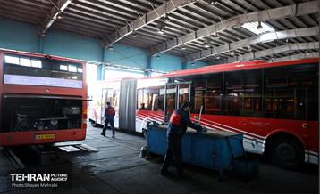 به وقت خدمت؛ بازآمادسازی اتوبوس‌های شهری تهران 55