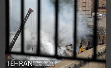 سومین روز عملیات امداد ونجات حادثه پلاسکو -4 30