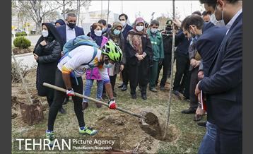 مراسم درختکاری در بوستان ولایت  9