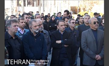 مراسم تشییع پیکر مهدی حبیبی فر 10